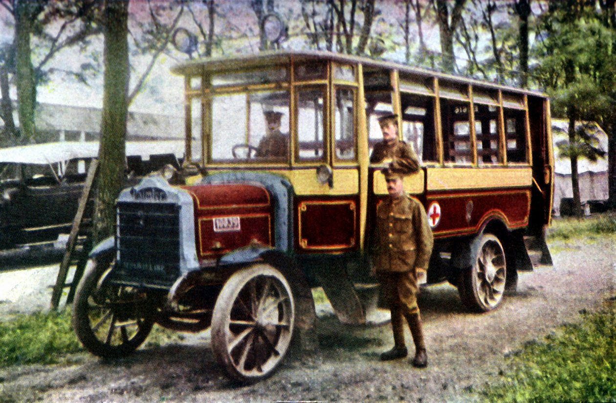 Slaget ved Marne, september 1914 (autokrom) af Jules Gervais Courtellemont