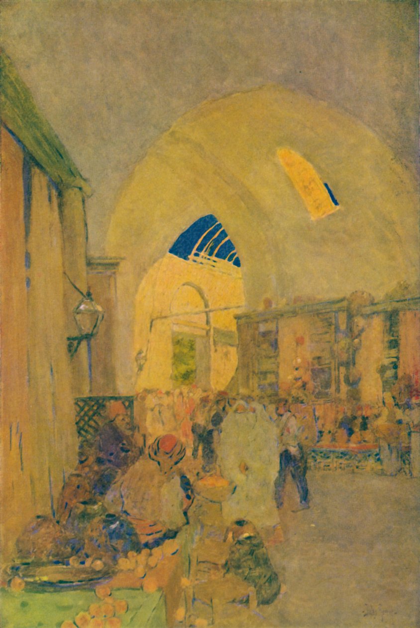 Den store basar i Konstantinopel, 1913 af Jules Guerin