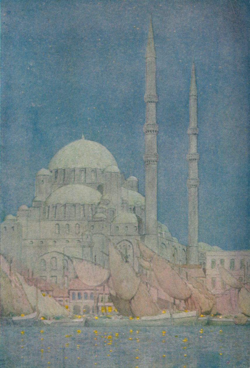 Yeni-Valide-Jamissis moske, Konstantinopel, 1913 af Jules Guerin