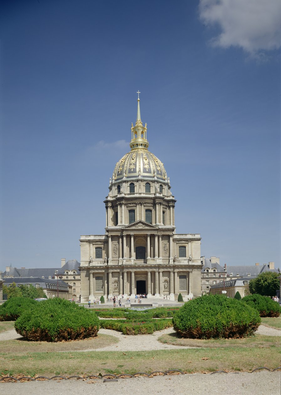 Invalides Kirke, bygget 1679-1708 af Jules Hardouin Mansart
