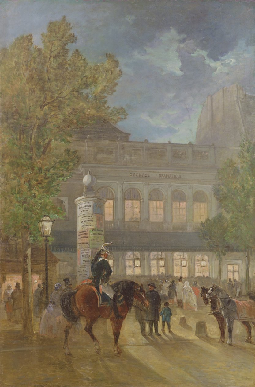 Teatergymnasten, Aften af Jules Hereau