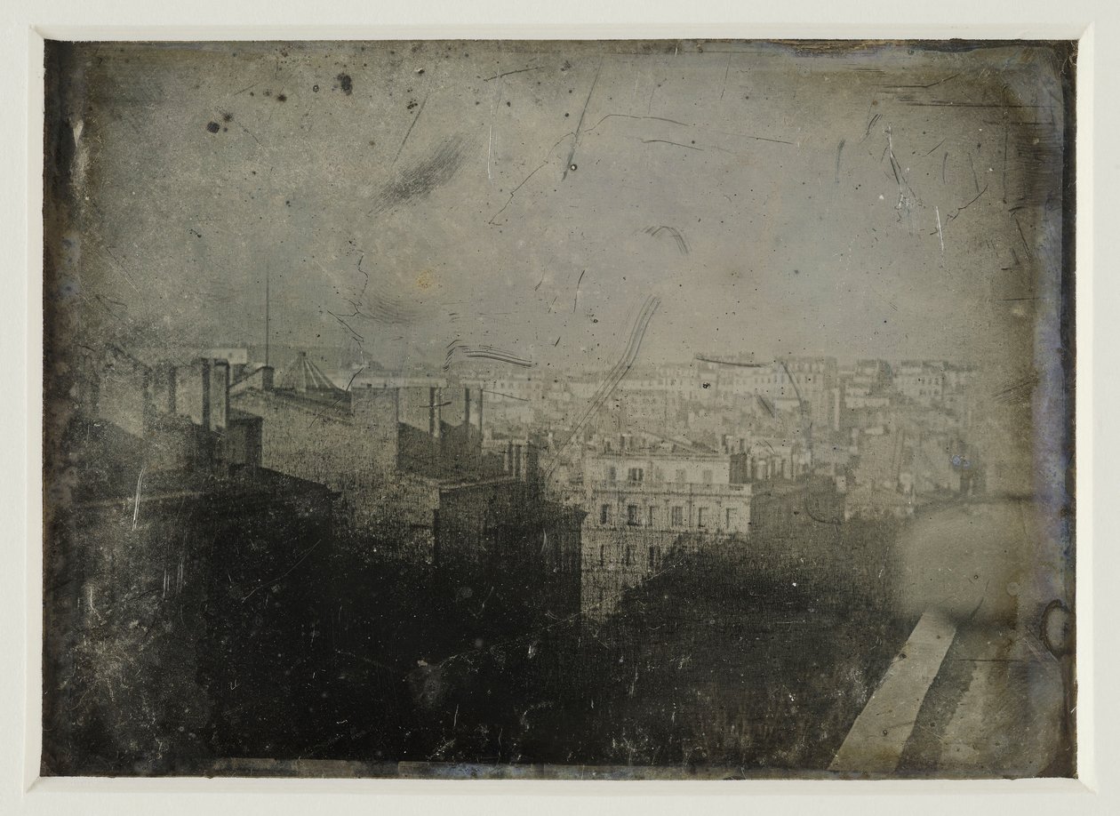 Udsigt over Paris, ca. 1842 (foto) af Jules Itier