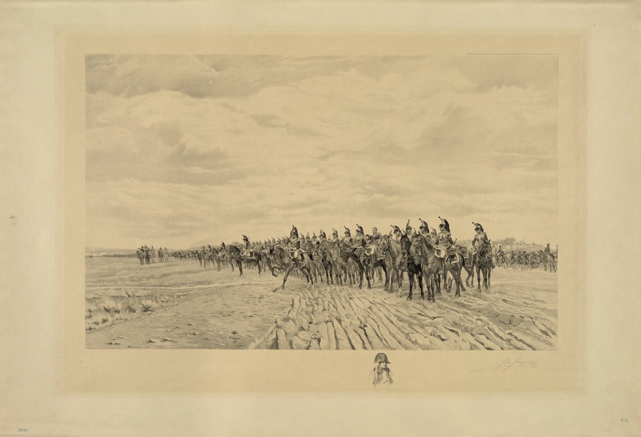 Napoleon Bonaparte i Austerlitz, 1894 af Jules Jacquet