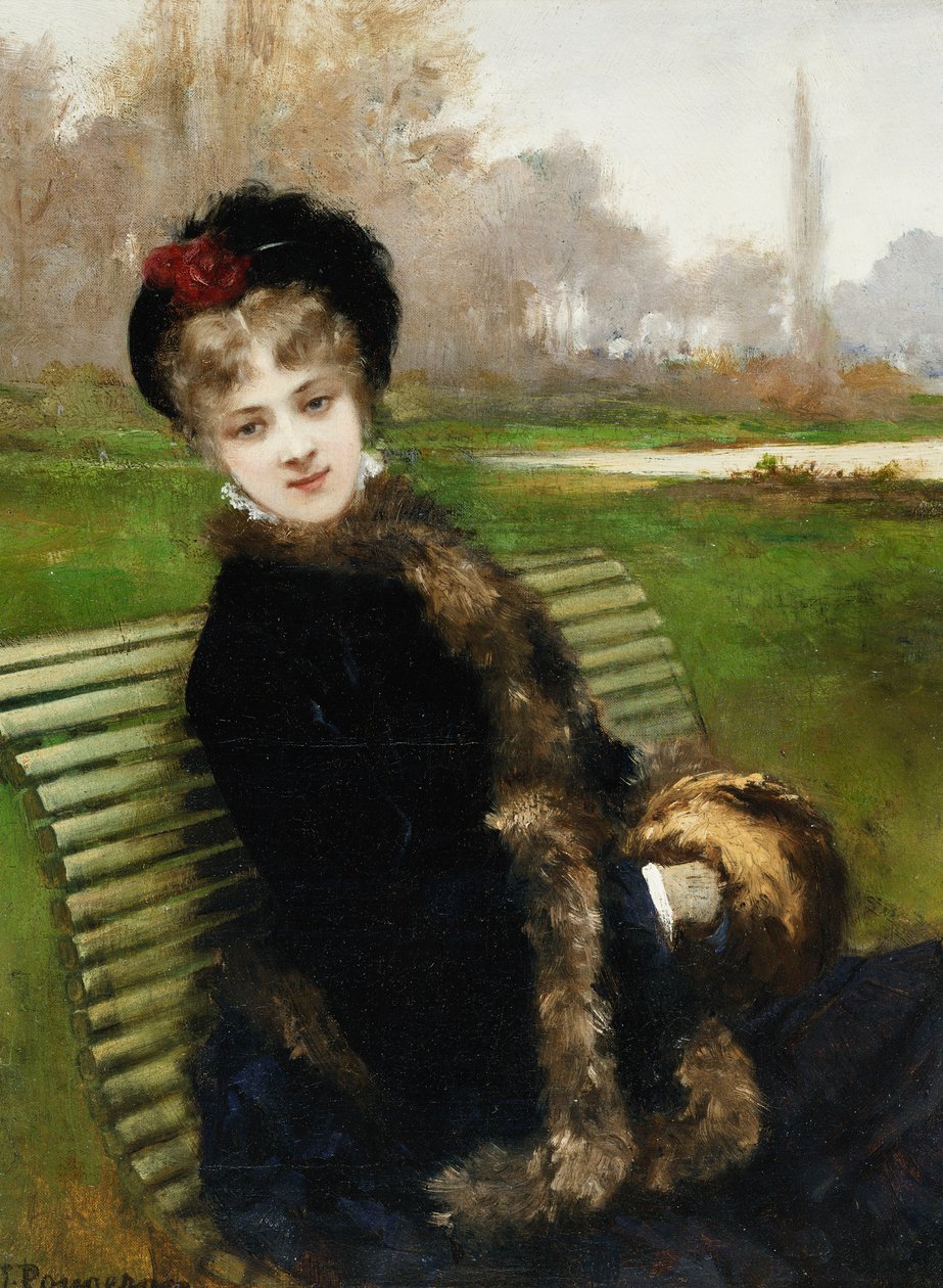 Parkbænken af Jules James Rougeron