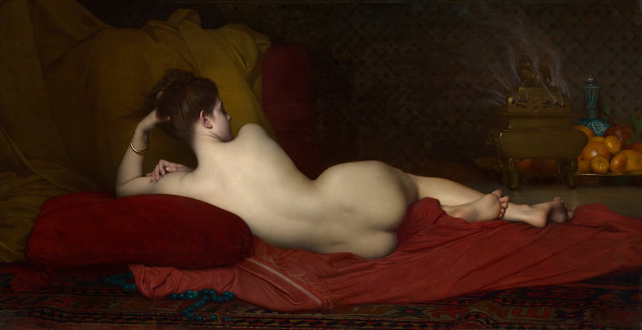 Odalisque af Jules Joseph Lefebvre