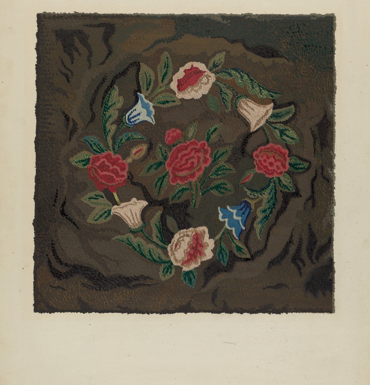 Hooked Rug, ca. 1936. af Jules Lefevere