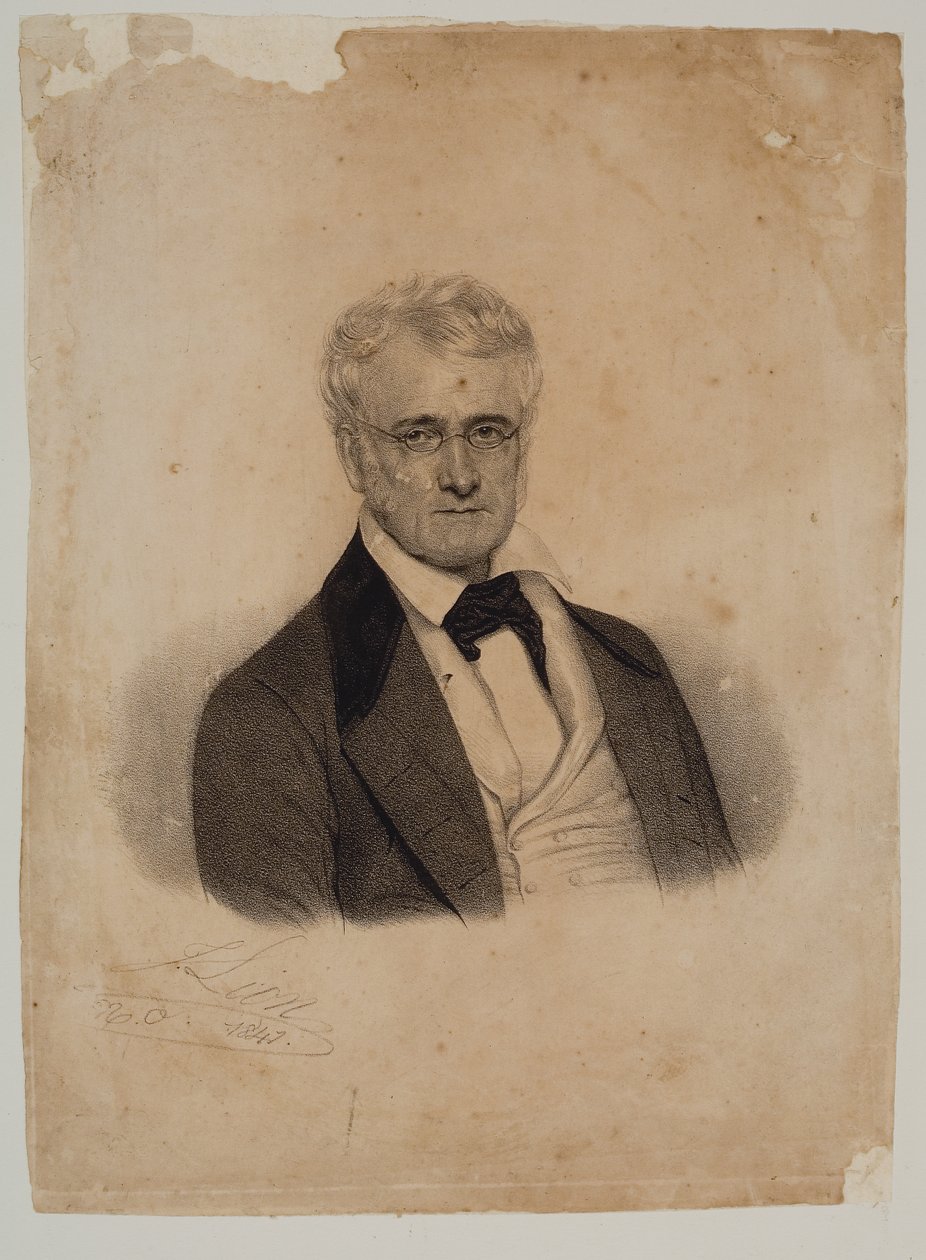 Portræt af en mand (George Strawbridge) af Jules Lion