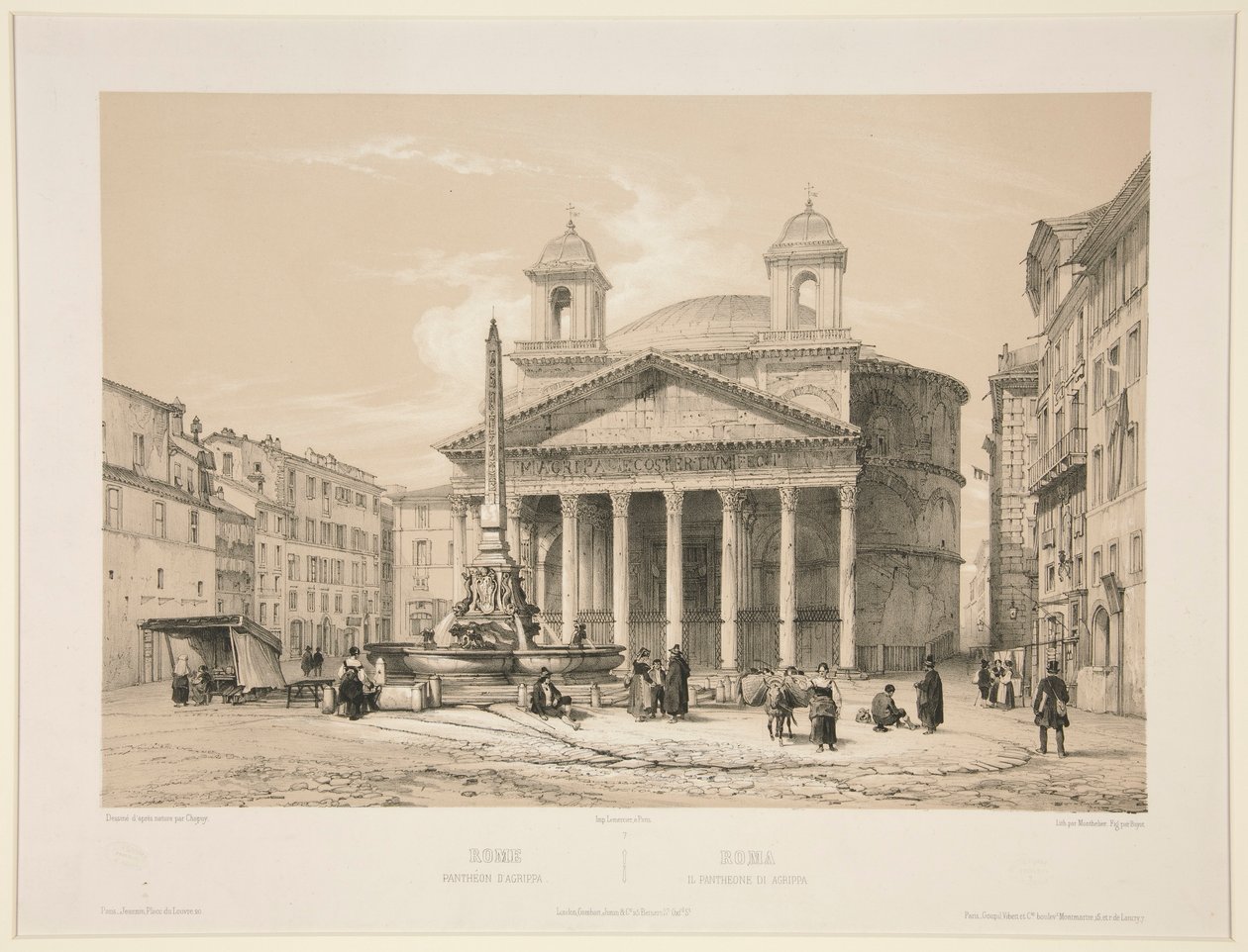 Rom, Pantheon d af Jules Monthelier