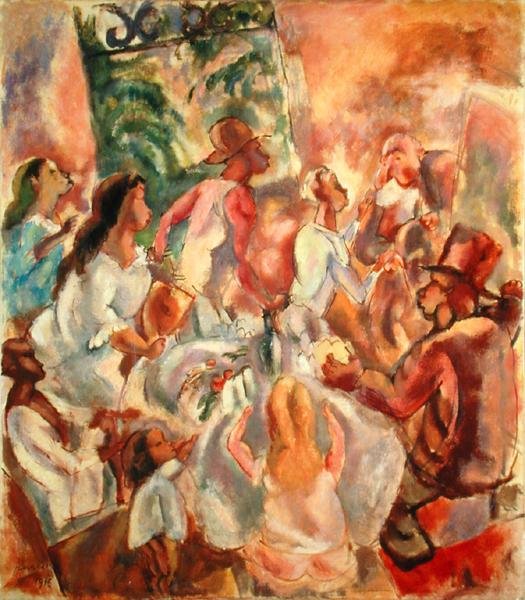 Cubansk gæstfrihed af Jules Pascin