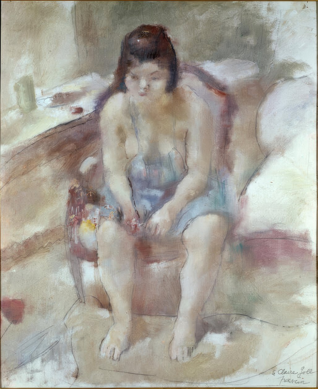 Den blå skjorte af Jules Pascin