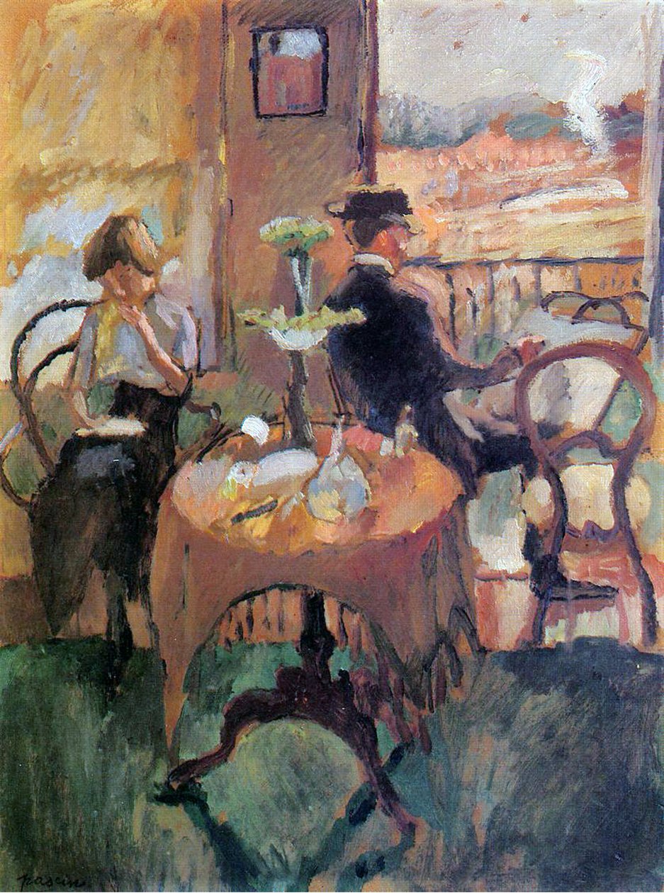 Interiør, c.1910 af Jules Pascin
