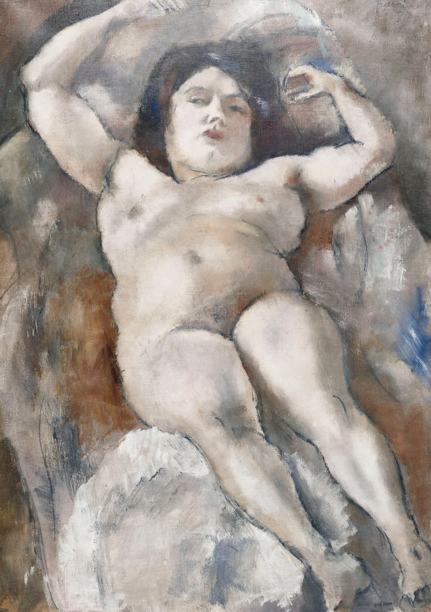 Nøgen; Nå, 1923 af Jules Pascin
