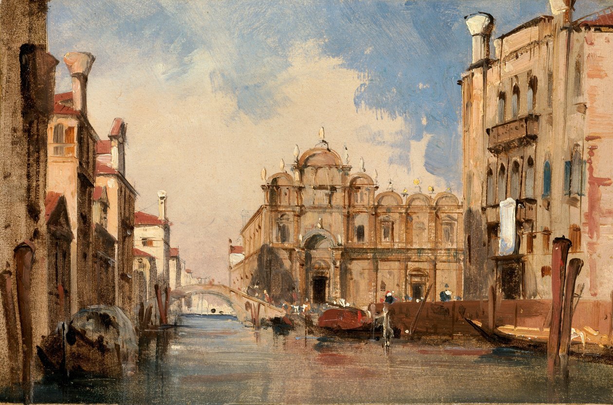 Scuola di San Marco, Venedig af Jules Romain Joyant