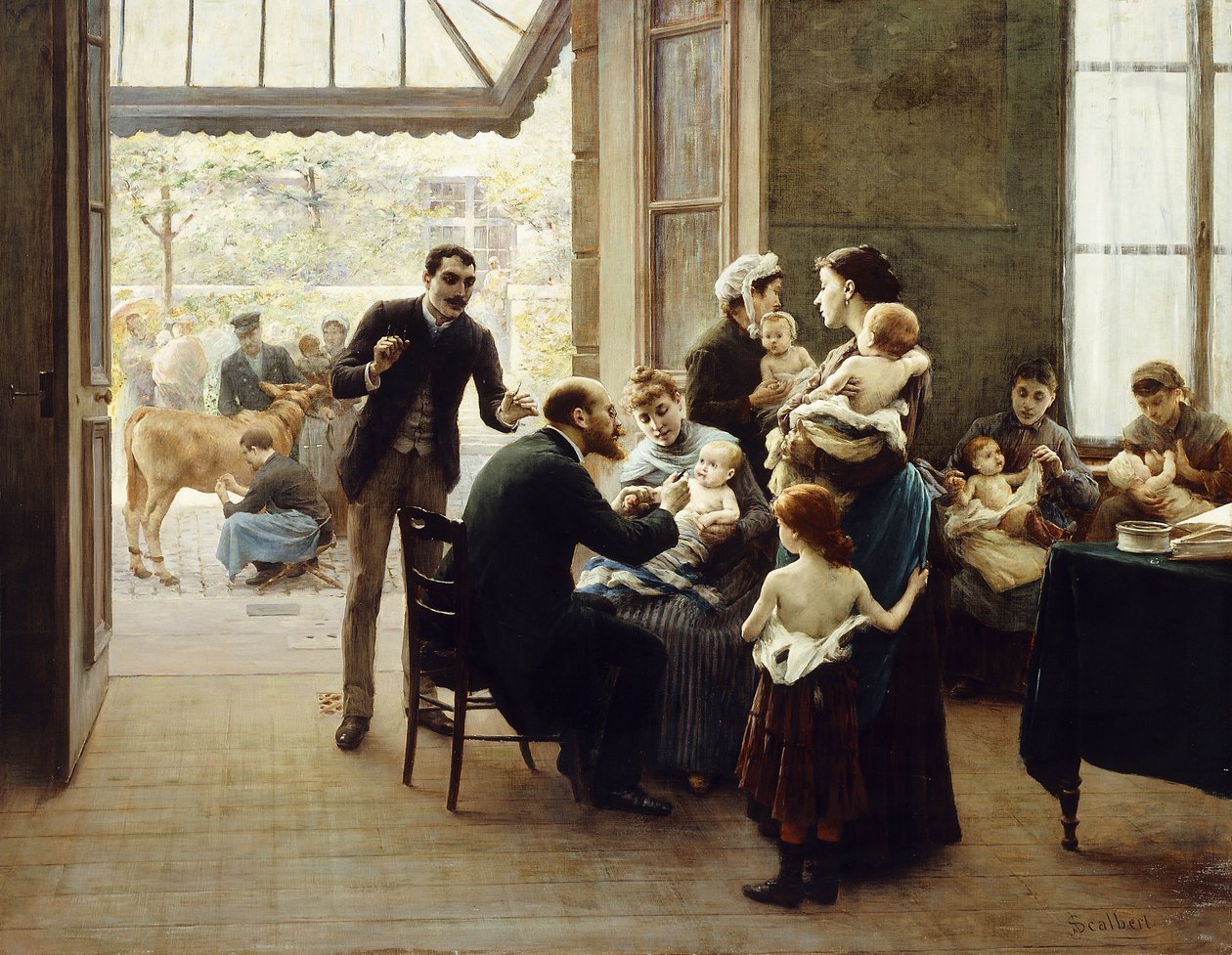 Hyldest til Louis Pasteur; Hyldest til Louis Pasteur, af Jules Scalbert