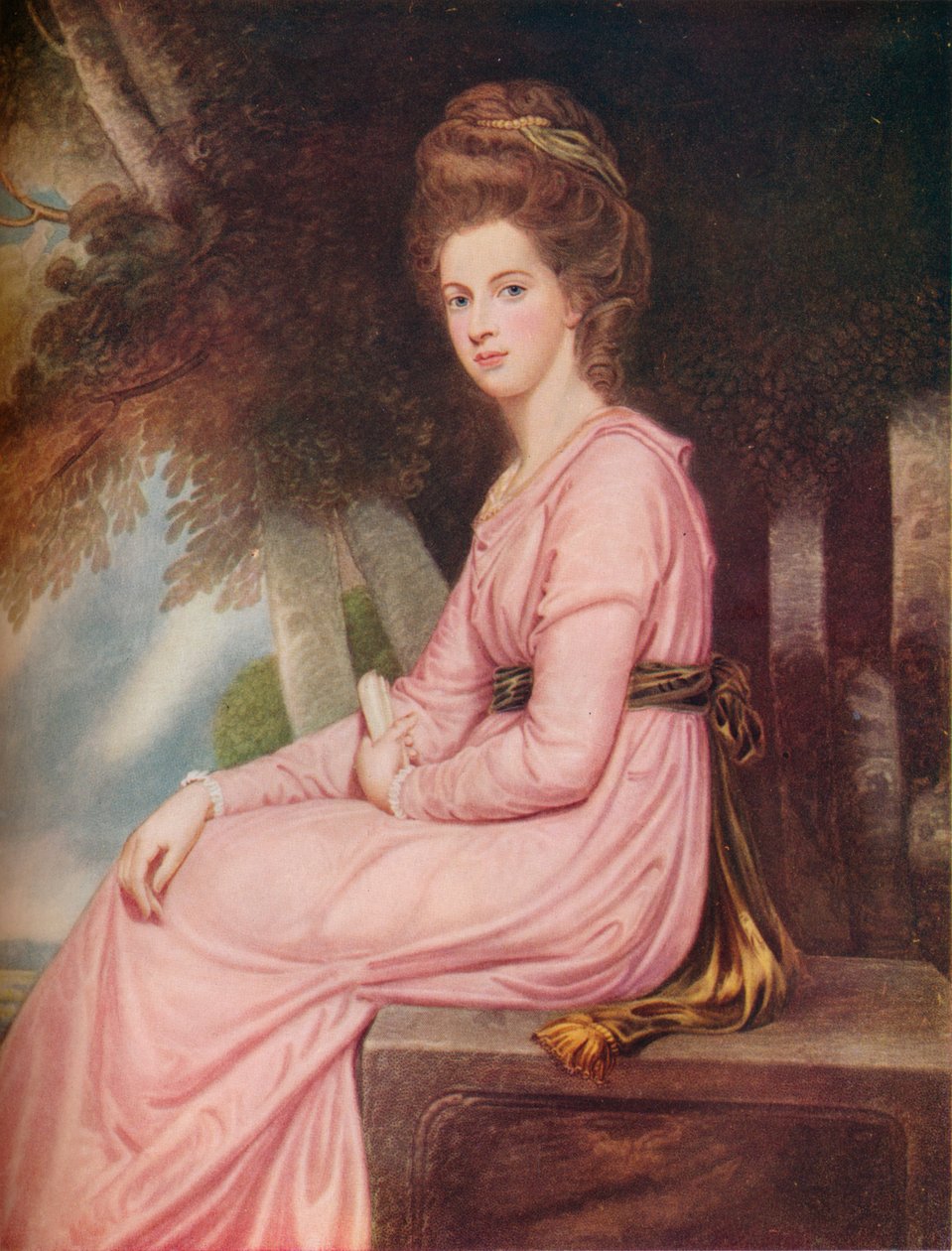 Caroline grevinde Carisle, 1700-tallet, 1913 af Jules Simon Payrau