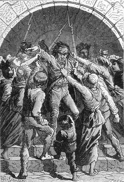 "Death to the Royalists", indgraveret af Stephane Pannemaker (1847-1930), fra 