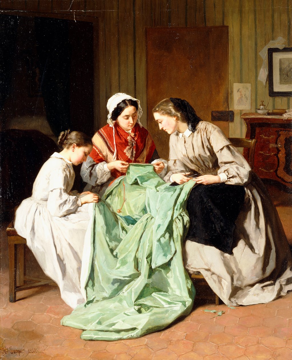 Balkjolen, 1860 af Jules Trayer