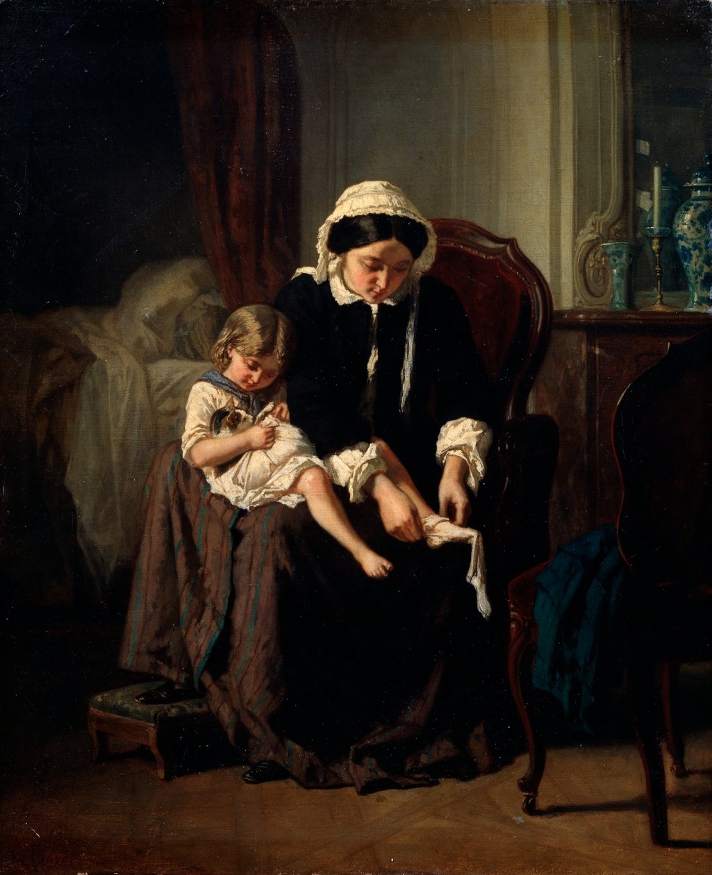 Morgentoilet, 1854 af Jules Treyer