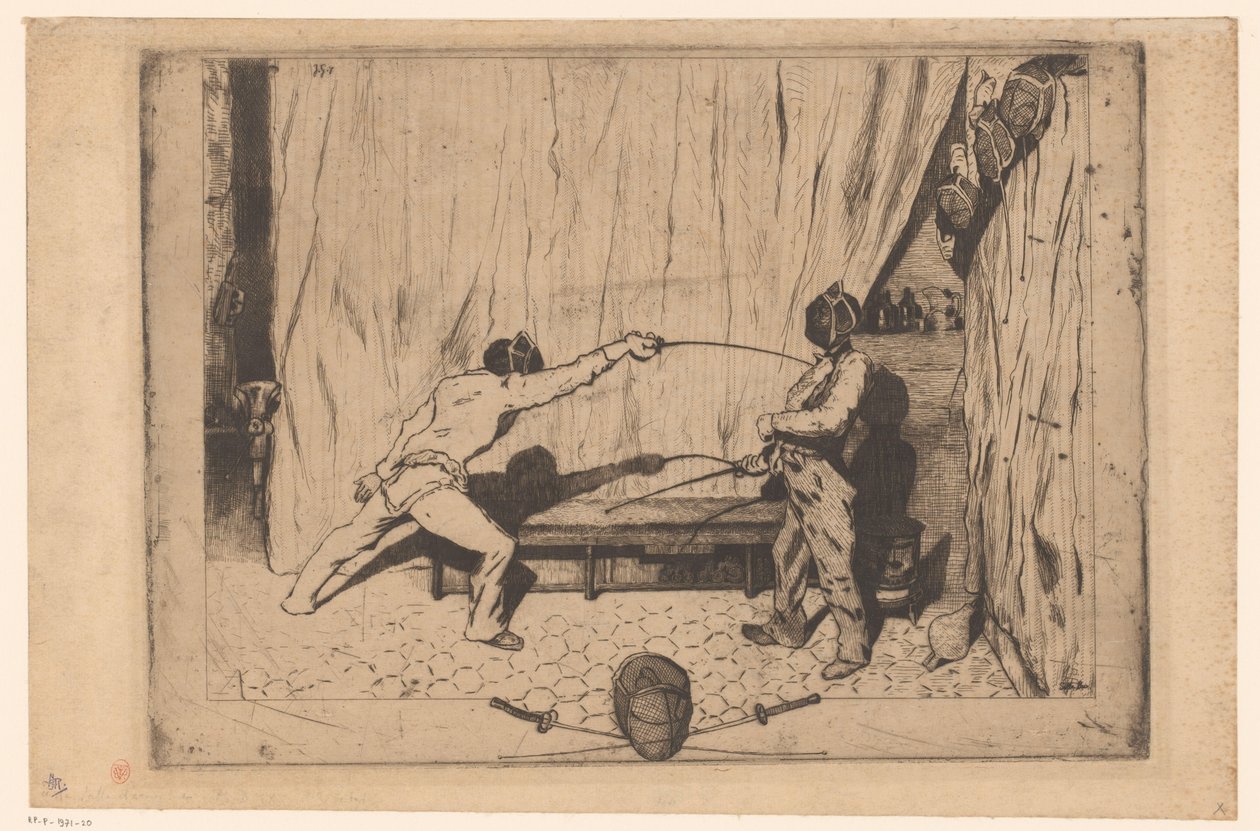 To fægtere i aktion af Jules de Goncourt