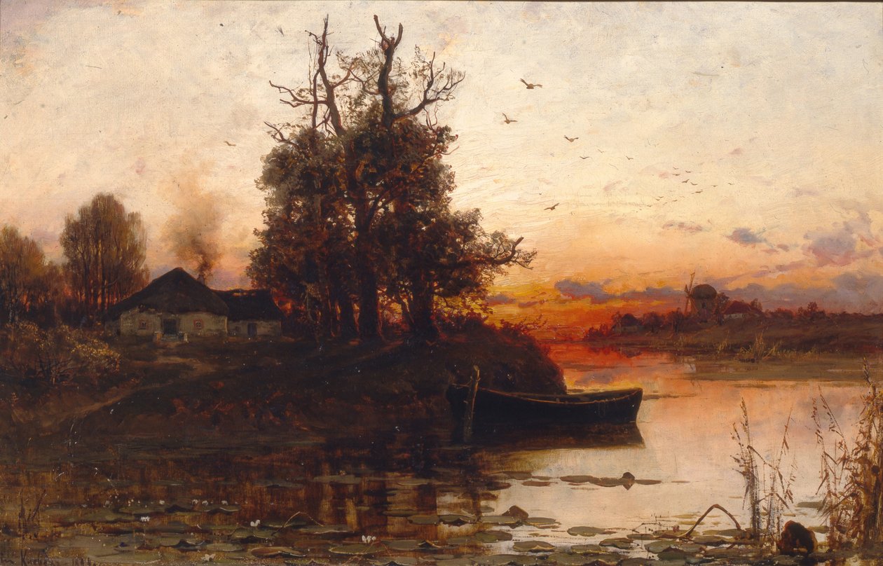 Aftenstilhed, 1894 af Juli Julievich Klever