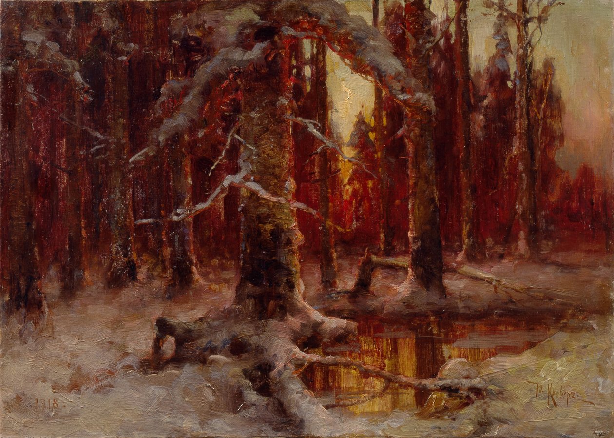 Aftenen kommer, 1918 af Juli Julievich Klever