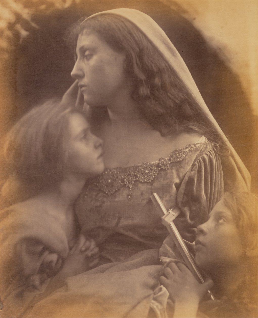 En hellig familie af Julia Margaret Cameron