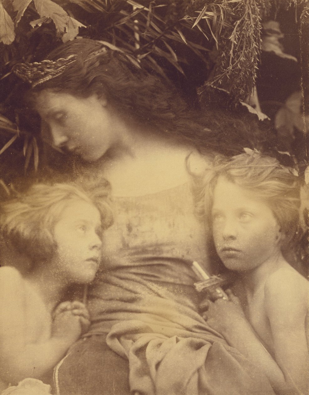 En hellig familie af Julia Margaret Cameron