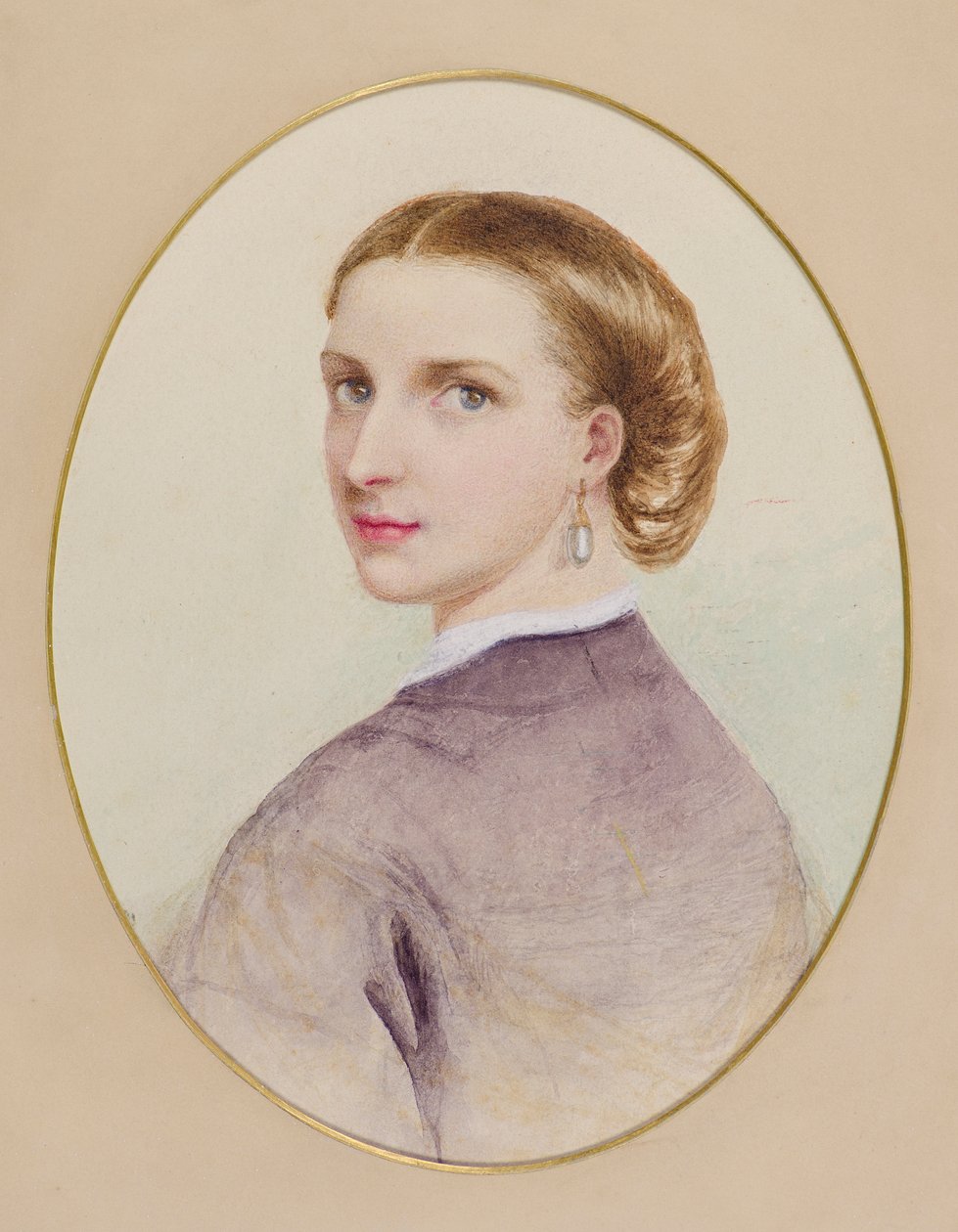 Selvportræt af Julia Abercromby