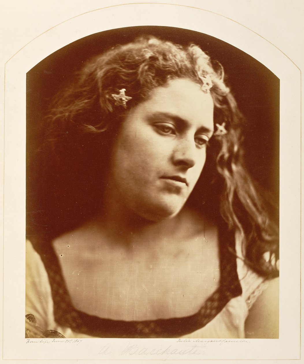 [En bacchantinde] af Julia Margaret Cameron