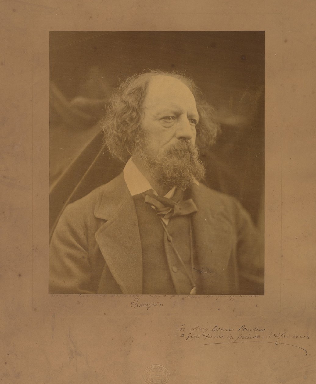 Alfred, lord Tennyson af Julia Margaret Cameron