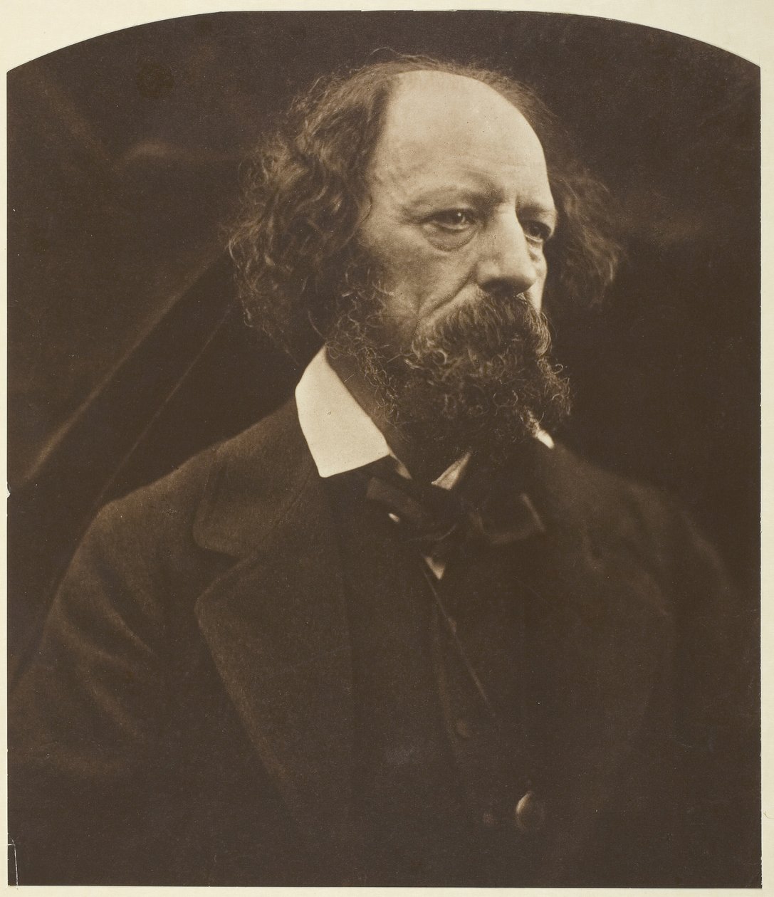 Alfred, Lord Tennyson, 1869, trykt 1875. af Julia Margaret Cameron