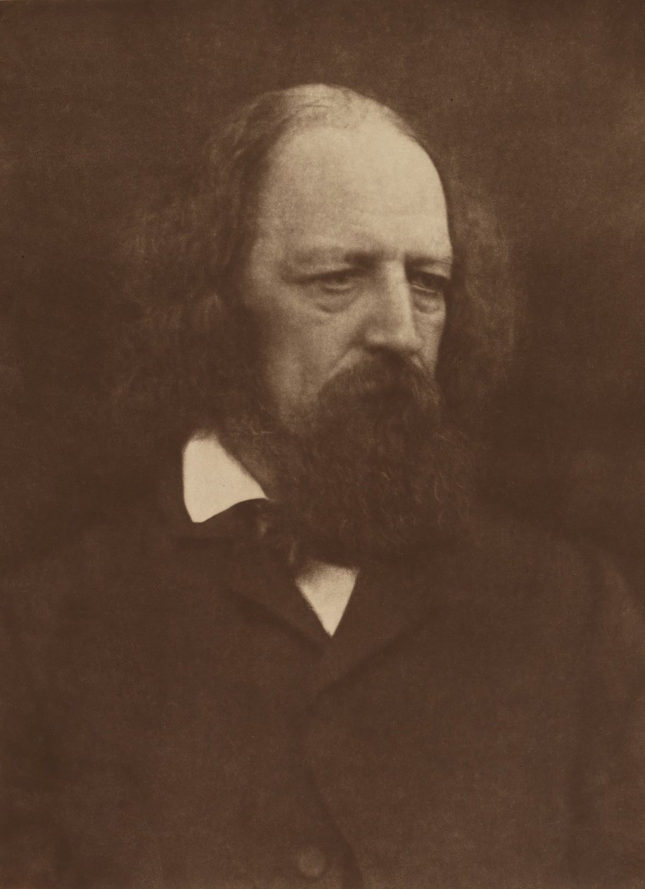 Alfred, Lord Tennyson, 1869, trykt 1905. af Julia Margaret Cameron