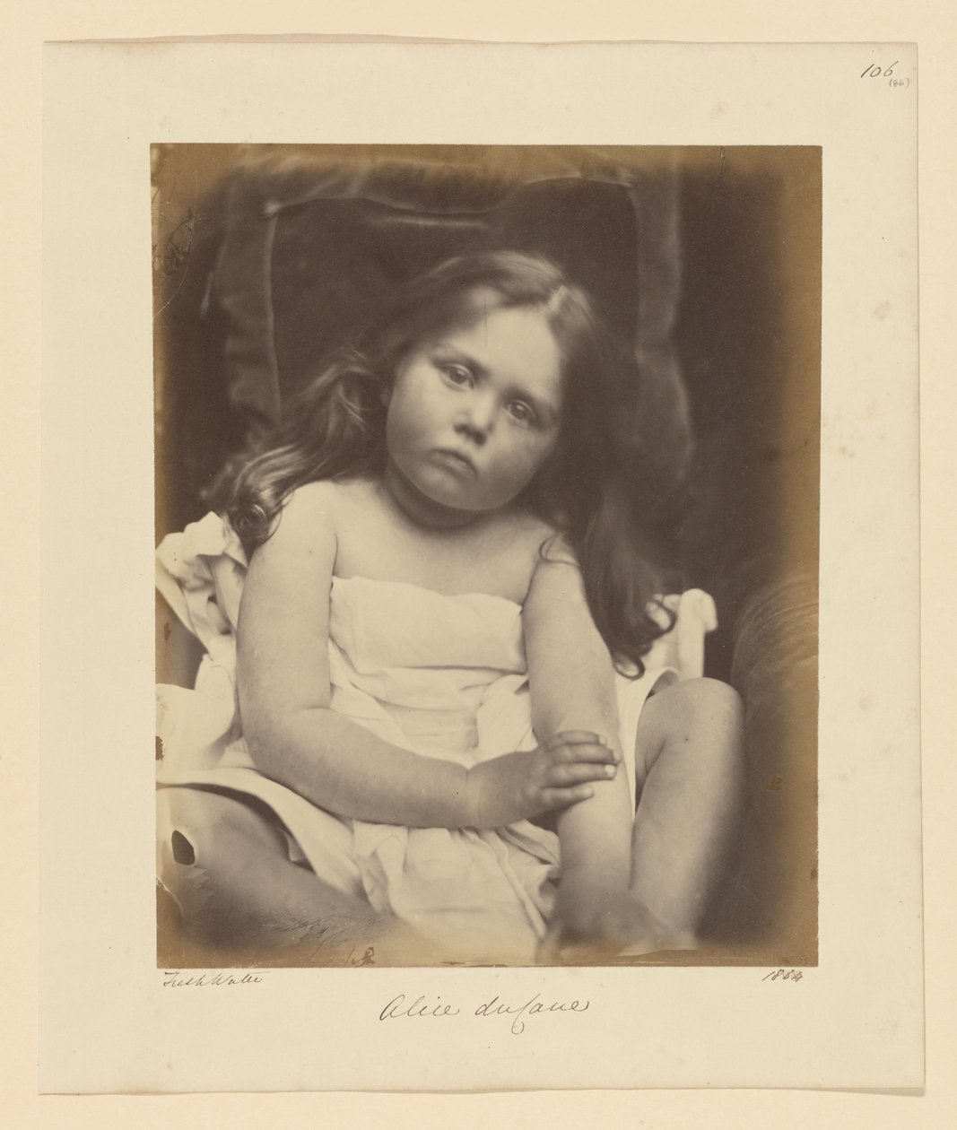 Alice du Cane af Julia Margaret Cameron