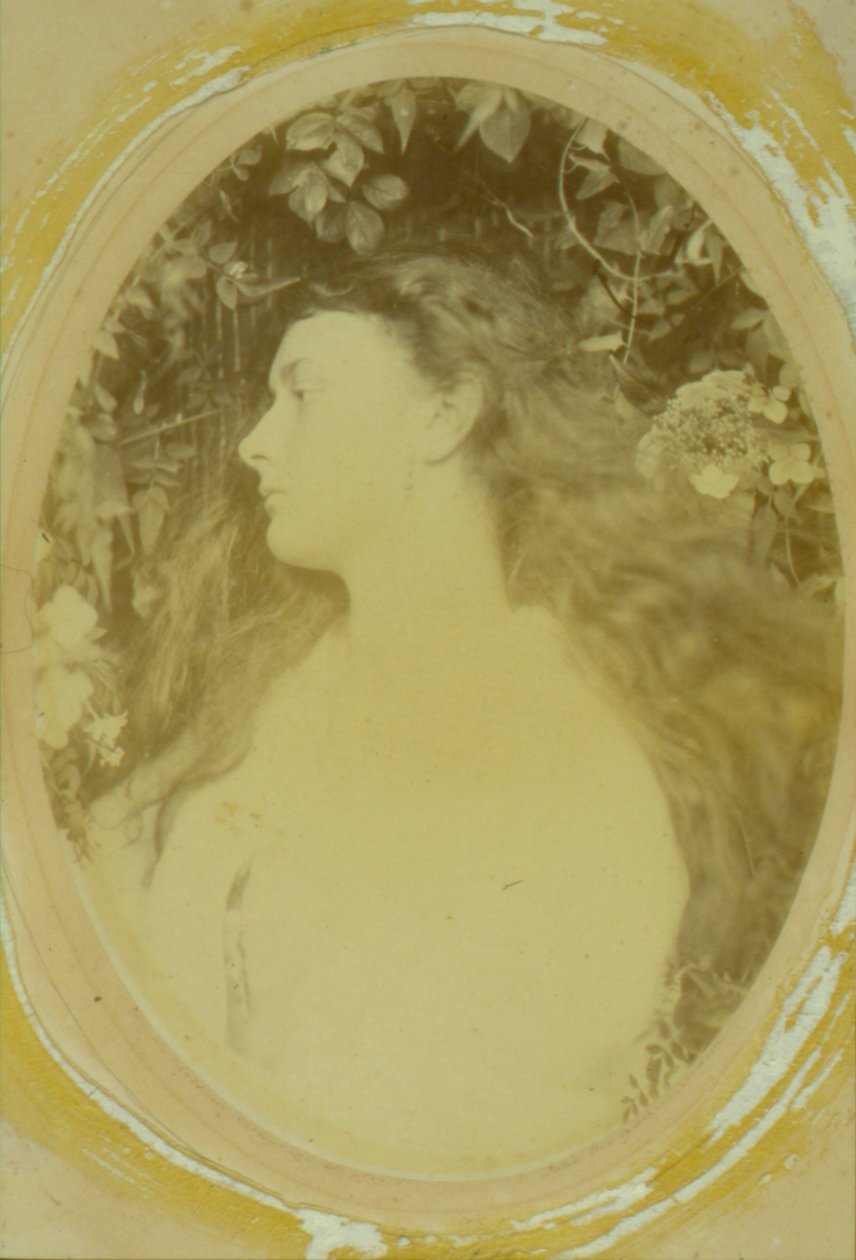 Althea (Alice Liddell), 1872 (albumin print) af Julia Margaret Cameron