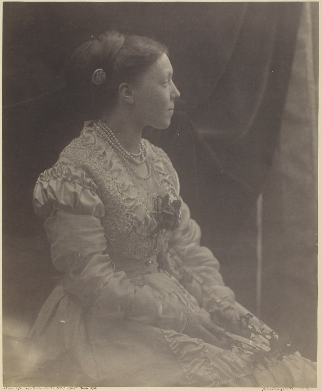 Anne Thackeray Ritchie af Julia Margaret Cameron