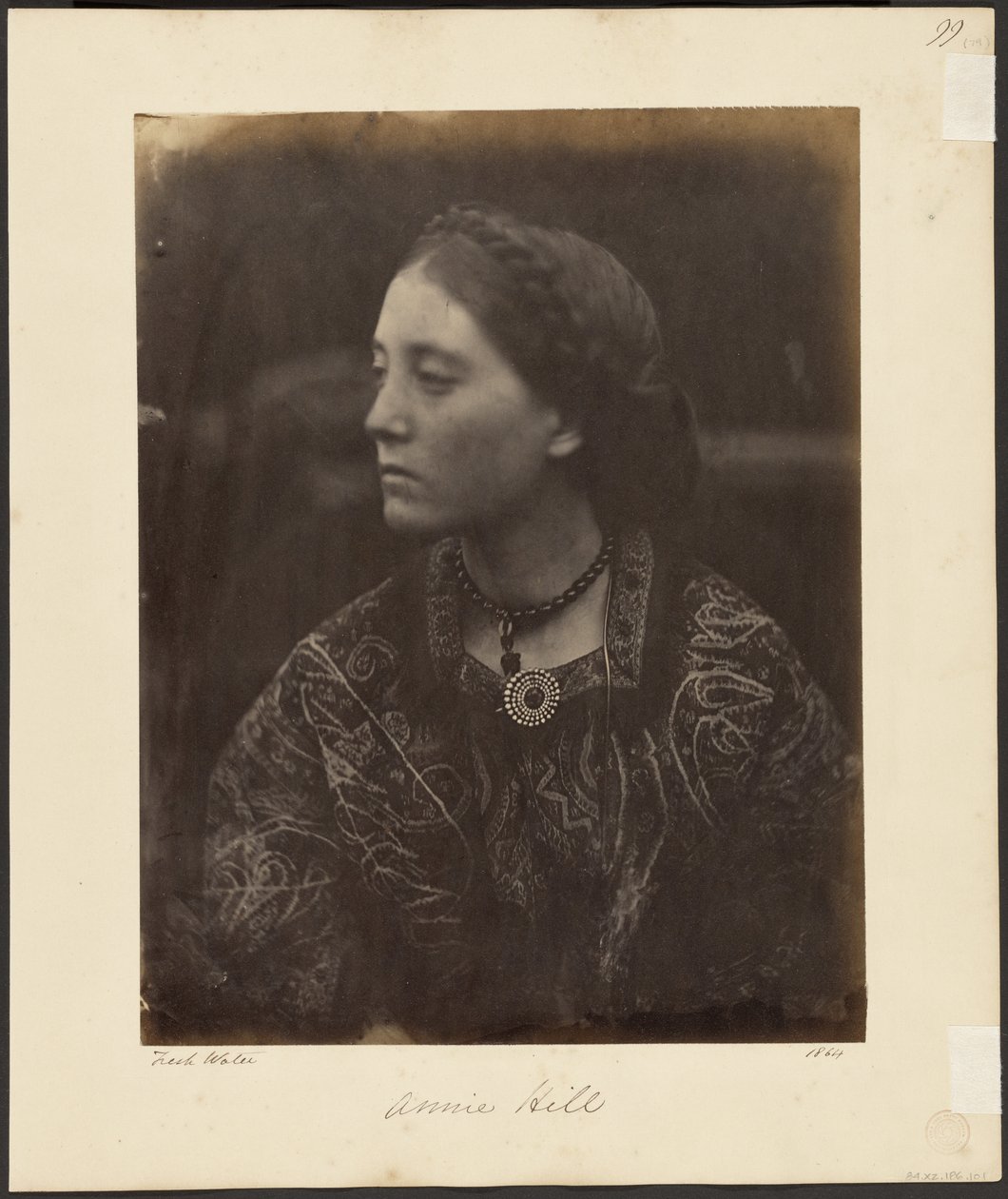 Annie Hill af Julia Margaret Cameron