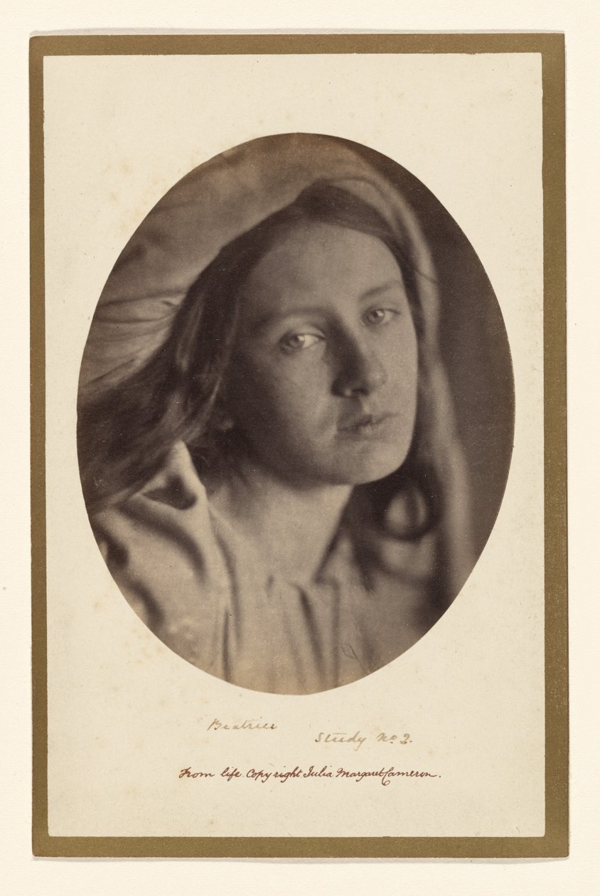 Beatrice, studie nr. 2 af Julia Margaret Cameron