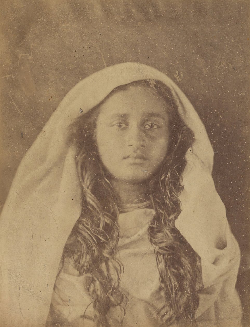 Ceylonsk kvinde, 1875-79. af Julia Margaret Cameron
