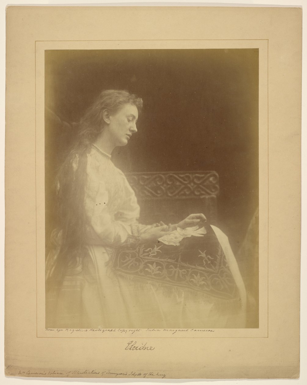 Elaine af Julia Margaret Cameron