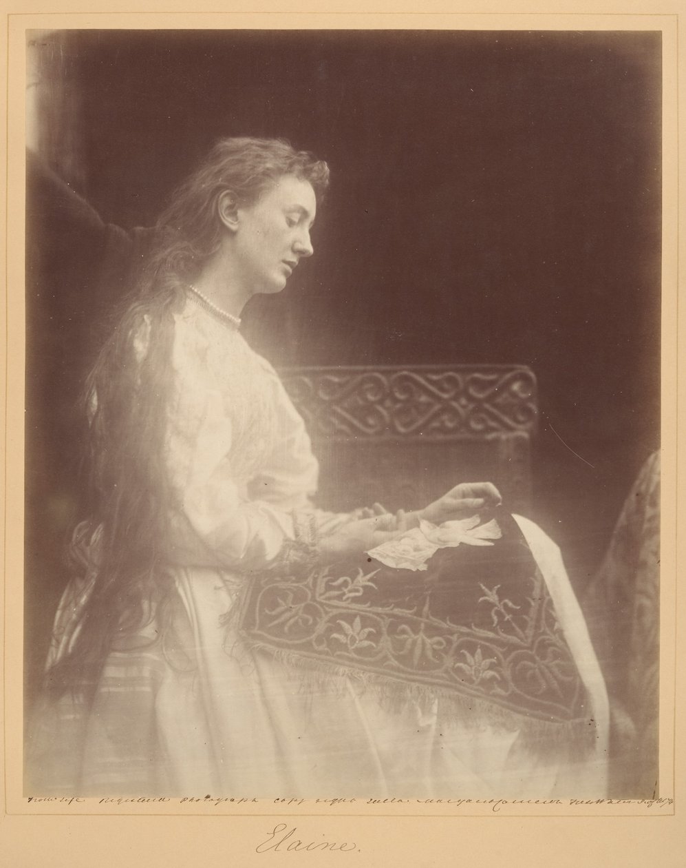 Elaine af Julia Margaret Cameron