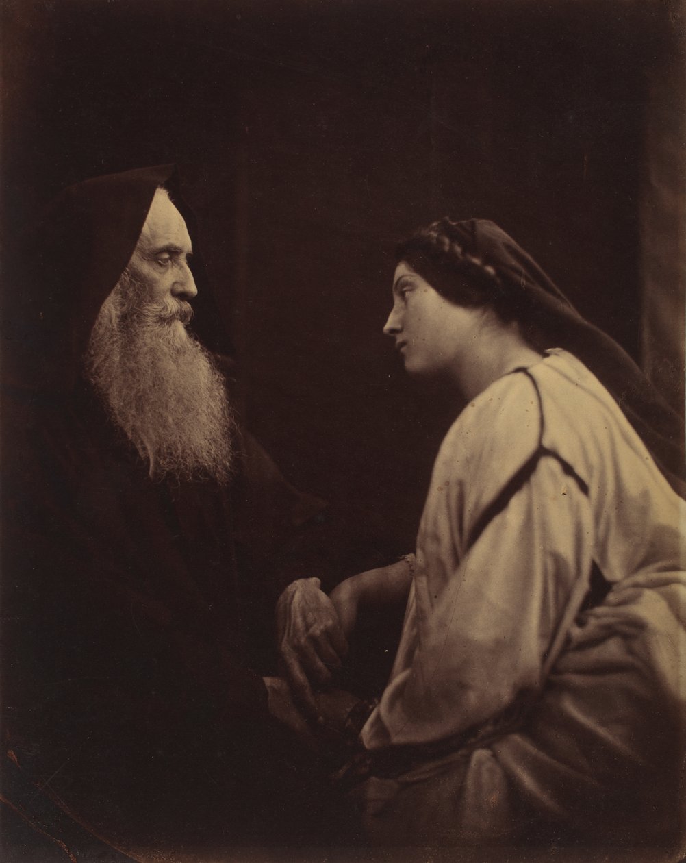 Broder Laurentius og Julie af Julia Margaret Cameron
