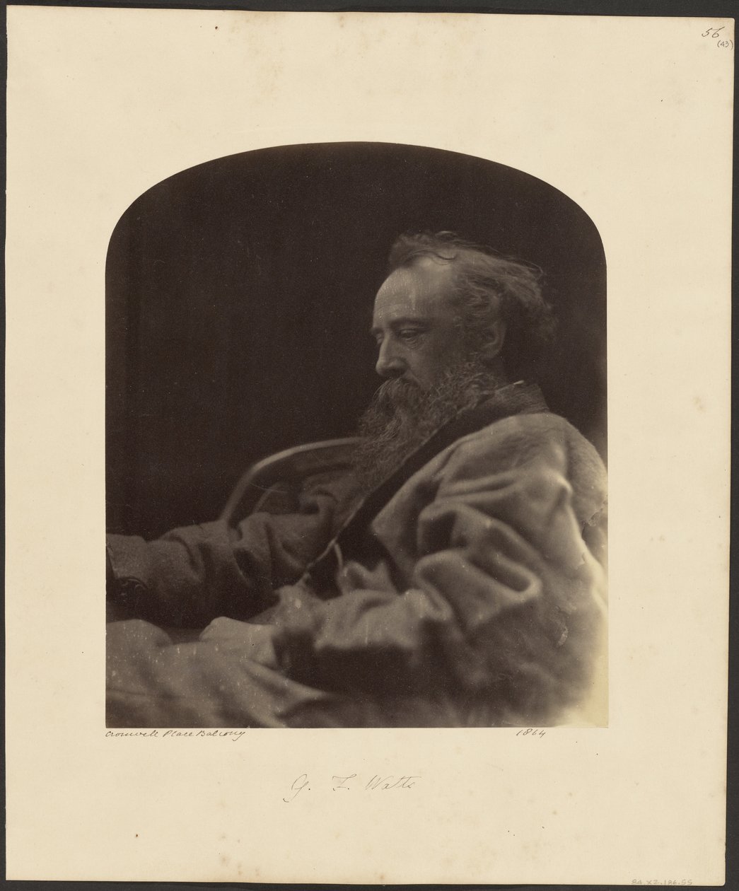 G.F. Watts af Julia Margaret Cameron