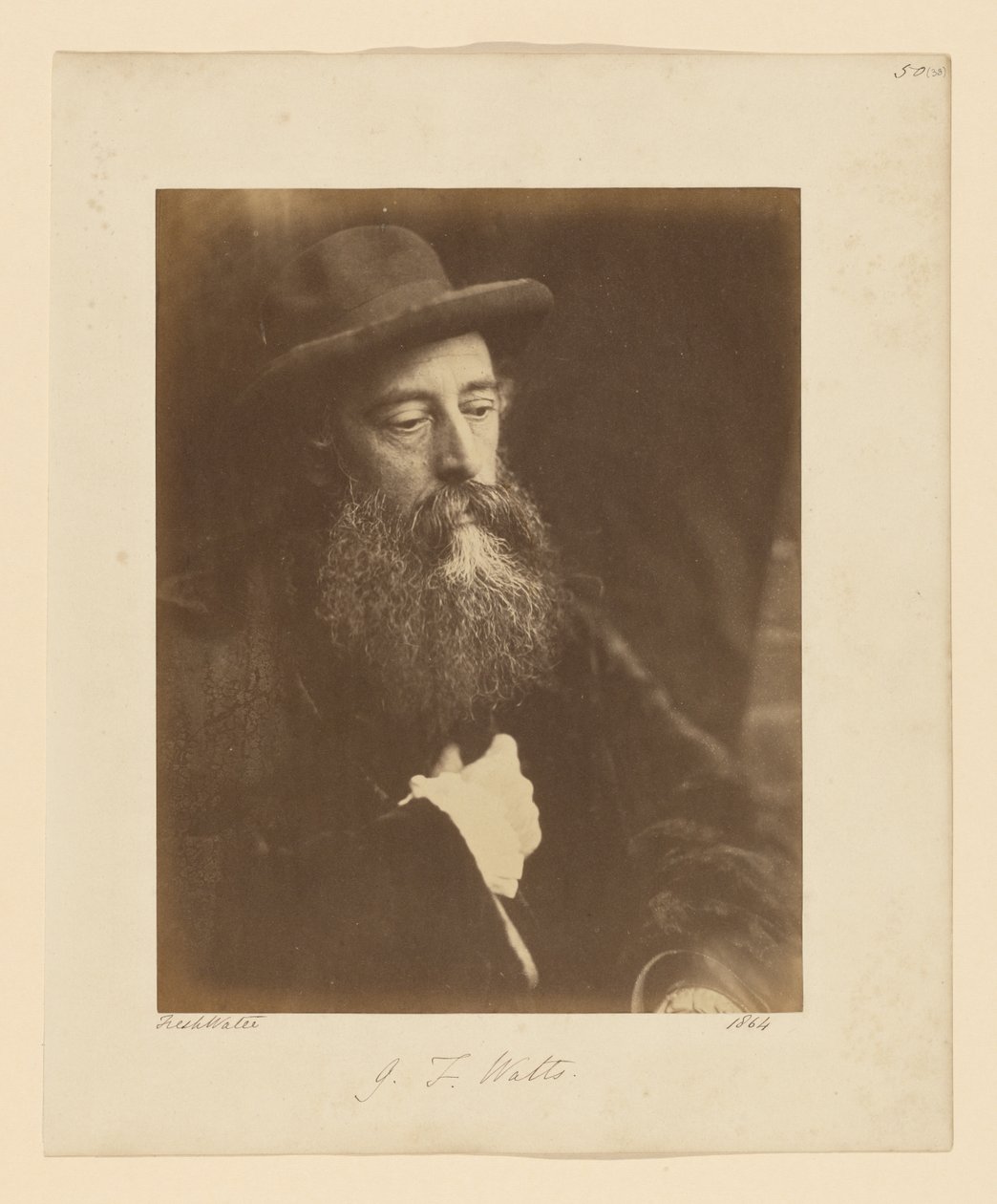 G. F. Watts af Julia Margaret Cameron