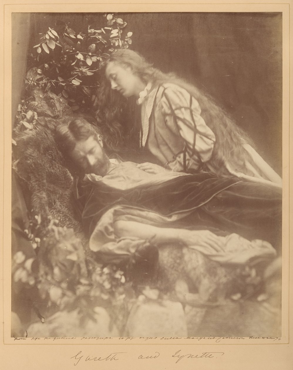 Gareth og Lynette af Julia Margaret Cameron