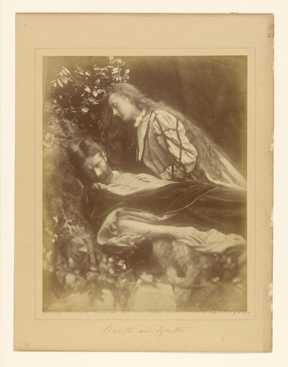 Gareth og Lynette af Julia Margaret Cameron