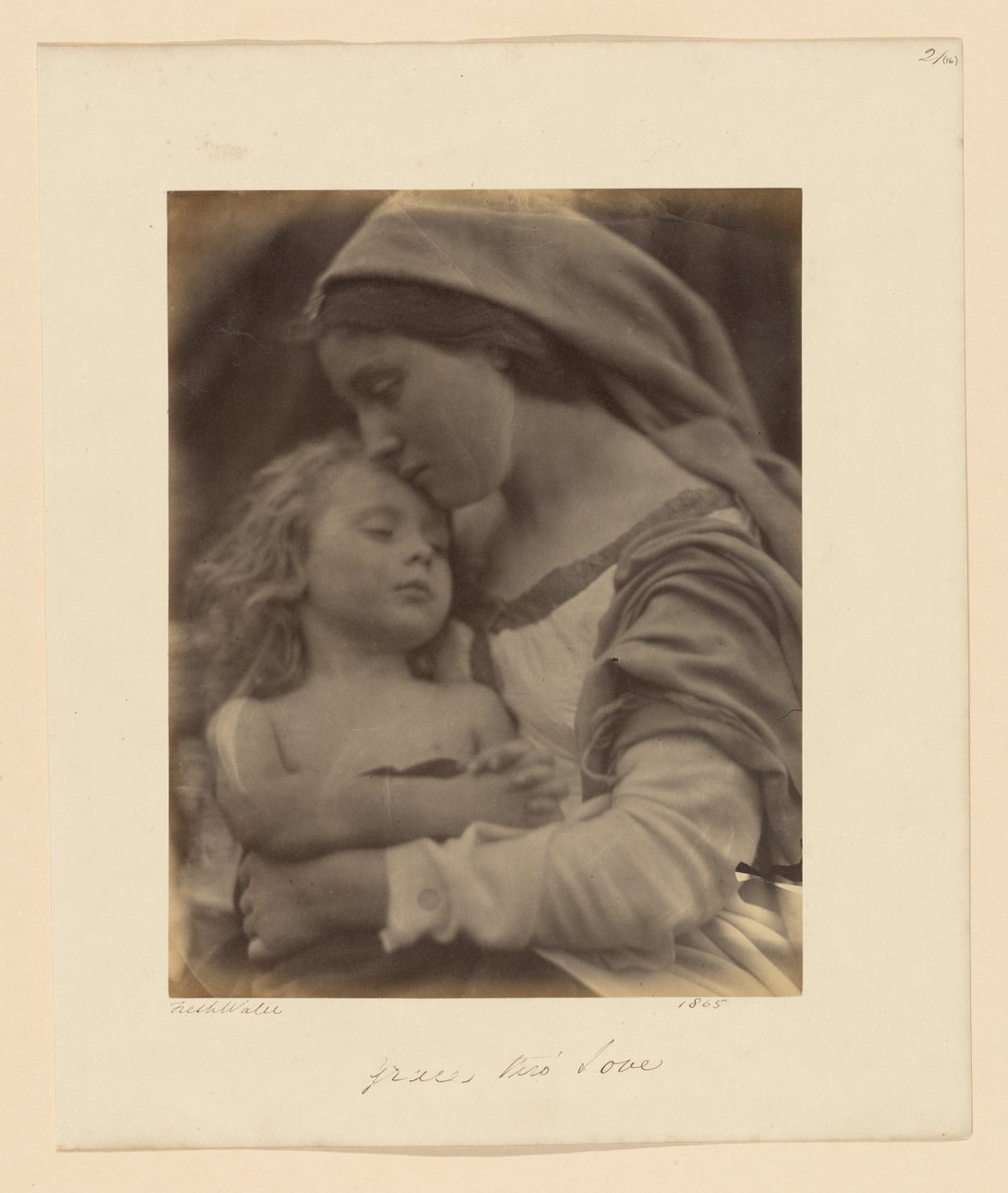 Nåde gennem kærlighed af Julia Margaret Cameron