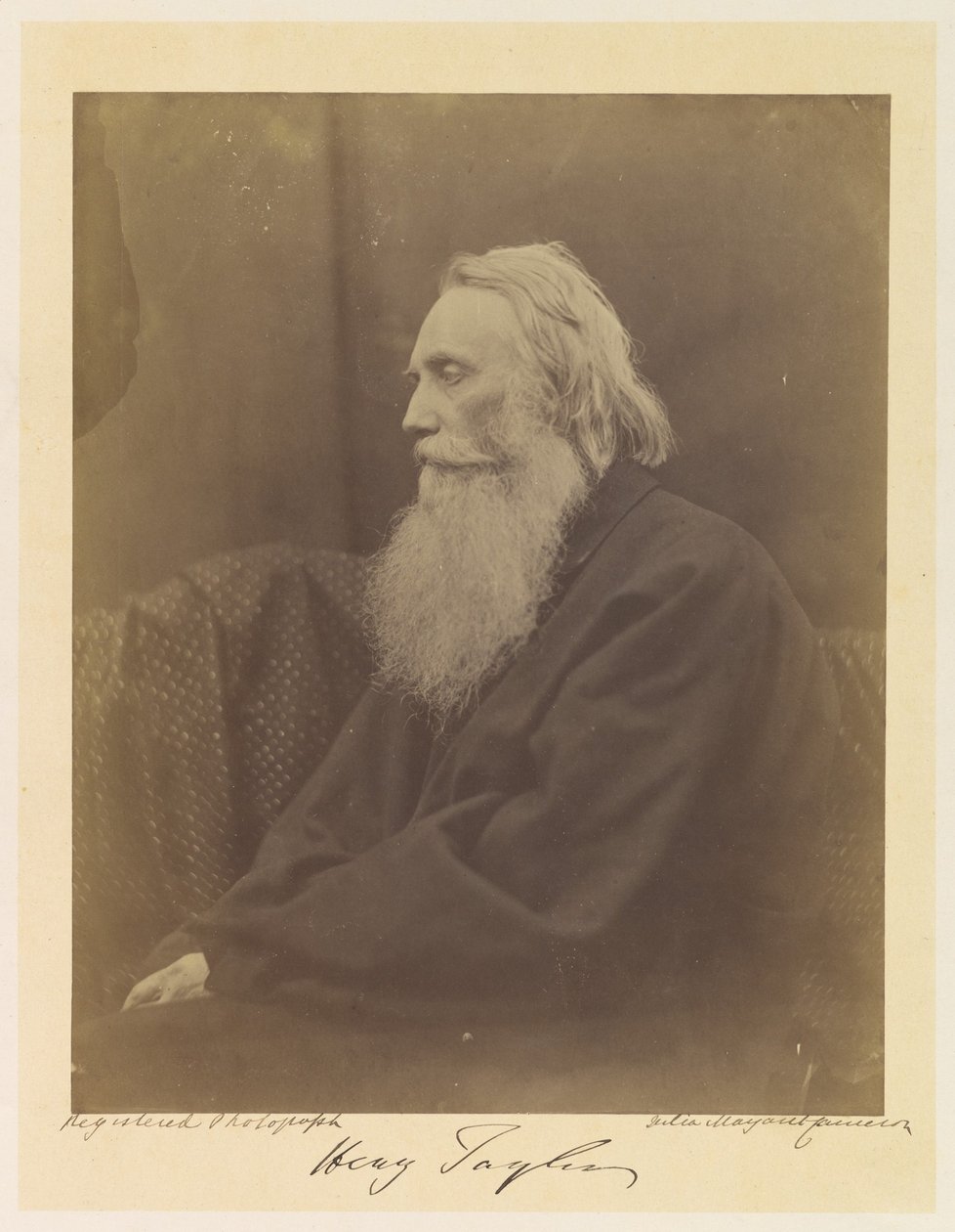 Henry Taylor af Julia Margaret Cameron