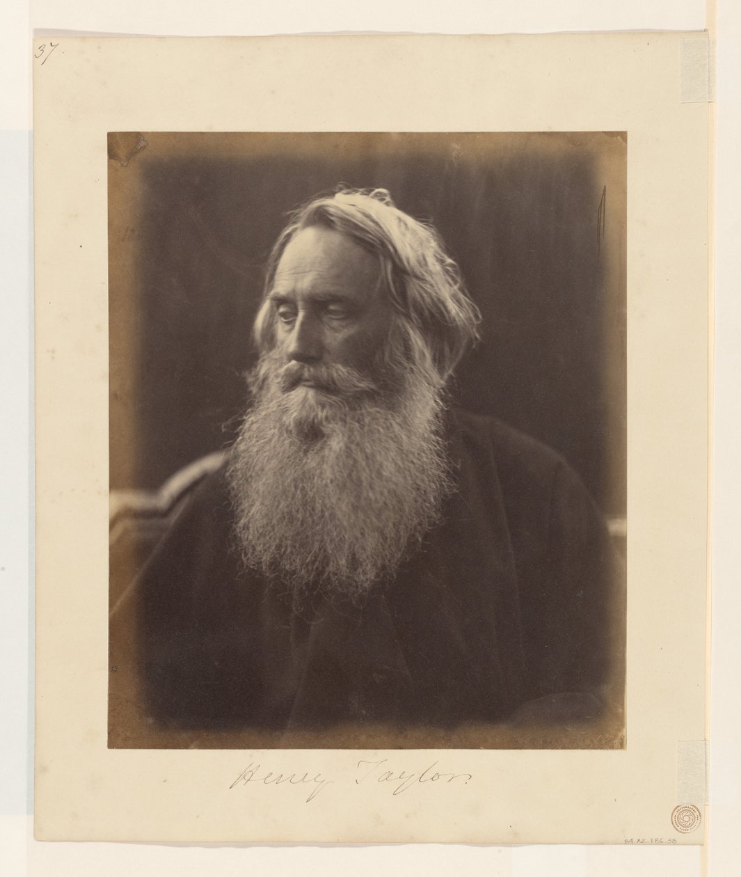 Henry Taylor af Julia Margaret Cameron