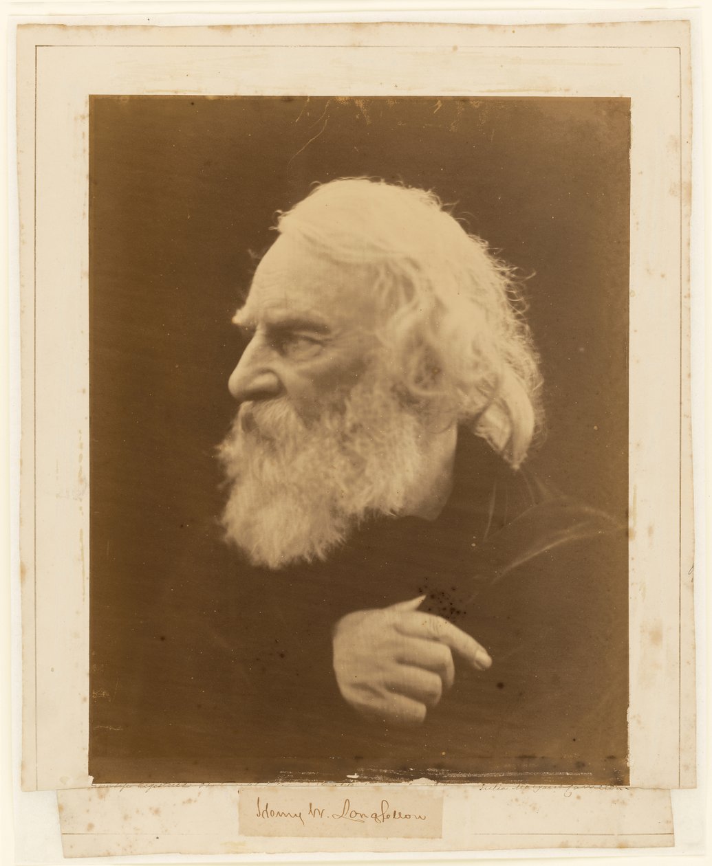 Henry Wadsworth Longfellow af Julia Margaret Cameron