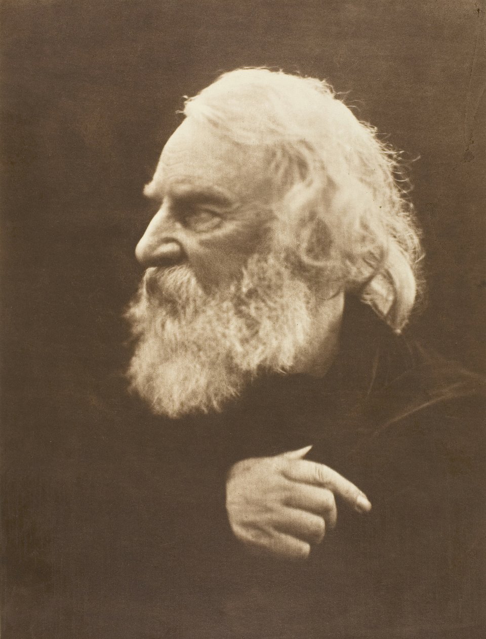 Henry Wadsworth Longfellow, 1868, trykt 1875. af Julia Margaret Cameron